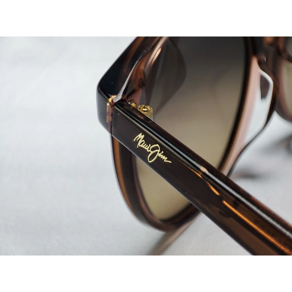 Maui Jim Water Lily MJ706-18C Brown Sunglasses 62-14-140 w/ Case